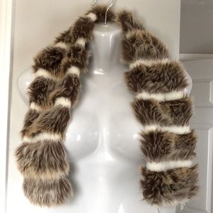 Faux Fur Mink Scarf